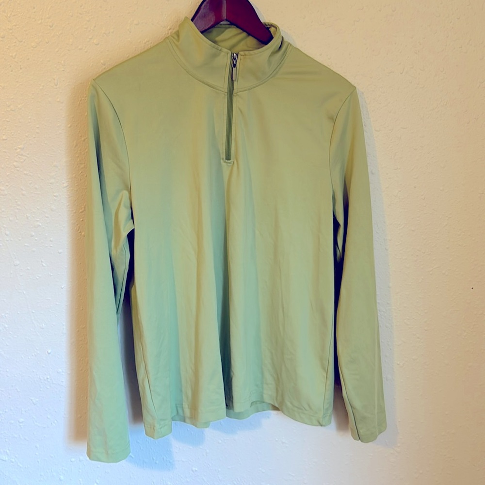 Orvis quarter zip long sleeve top